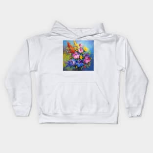 Flowers summer Kids Hoodie